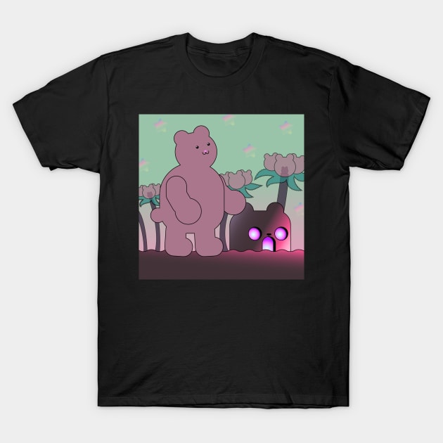 Bear at dusk T-Shirt by LillianXie